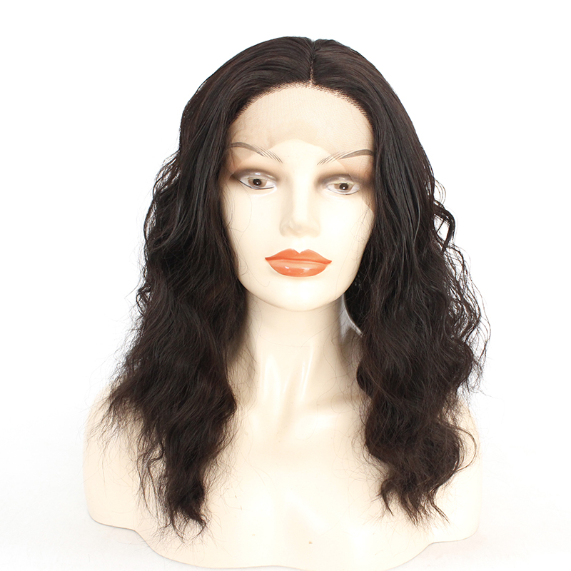 

Black Short Loose Curly Natural Hair Heat Resistant Perruque Afro Wigs Synthetic Lace Front Kinky Curly Wig For Black Women