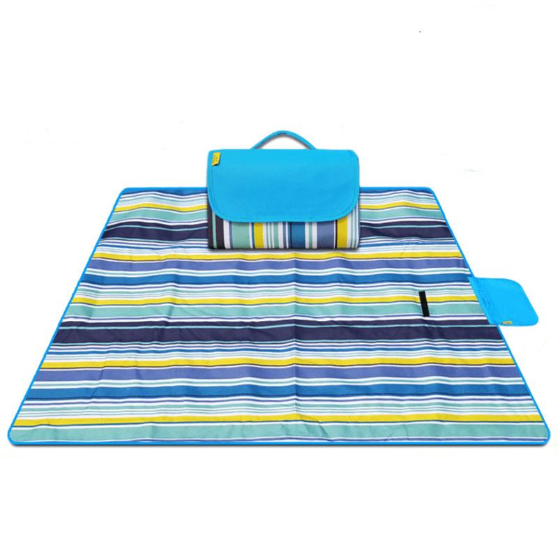 

Waterproof Oxford Foldable Outdoor Camping Picnic Mat Plaid Beach Blanket Baby Sleeping Multiplayer Tourist Mat Beach