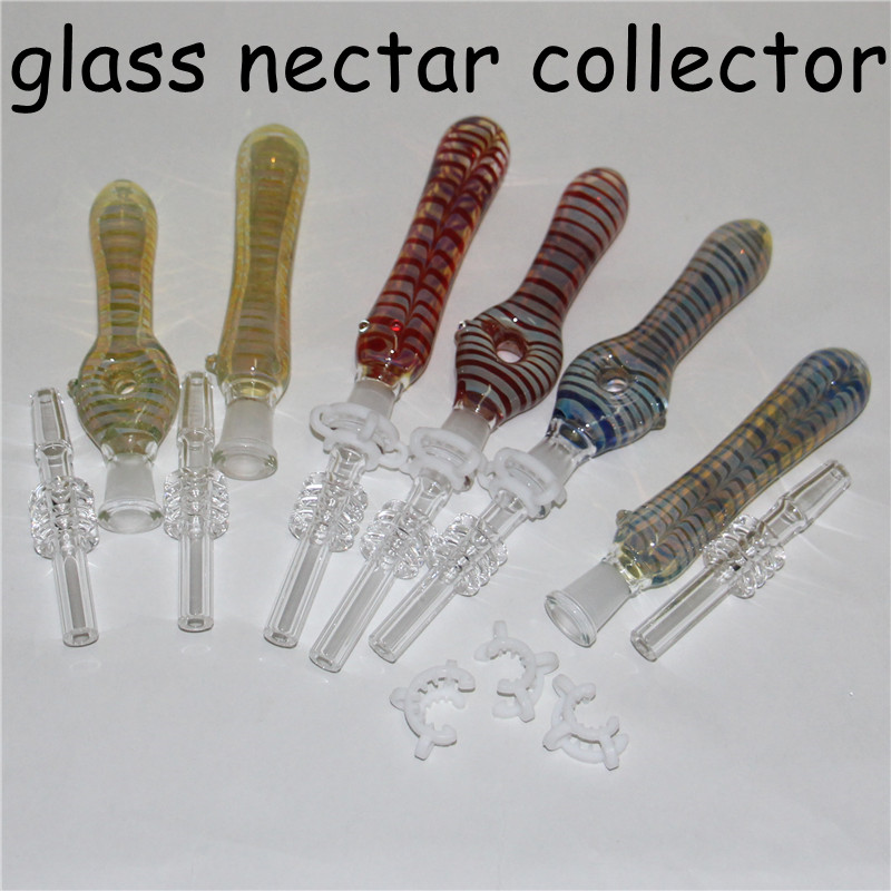 

Nectar Collector Kit 10mm with quartz tips titanium nails hookahs nector collectors pipe smoking glass pipes