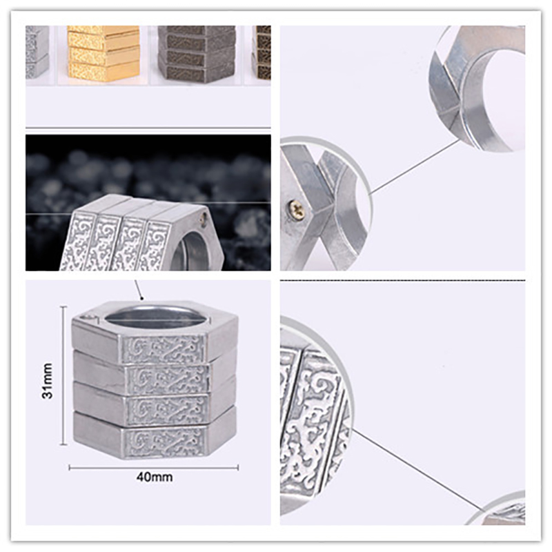 

Multi-purpose Deformable Ring Self-defense Products Ring crossfit brass knuckles Magic Ring Self-defense Buckle Type Refers To Tiger Rescue