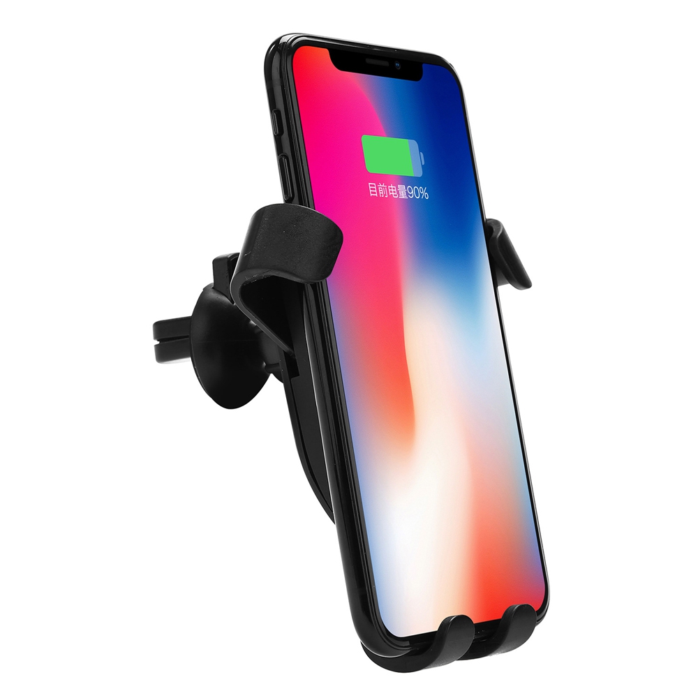 

QI Fast Wireless Charger Gravity Car Mount for Samsung Galaxy S9/S8/S7/iPhone 8