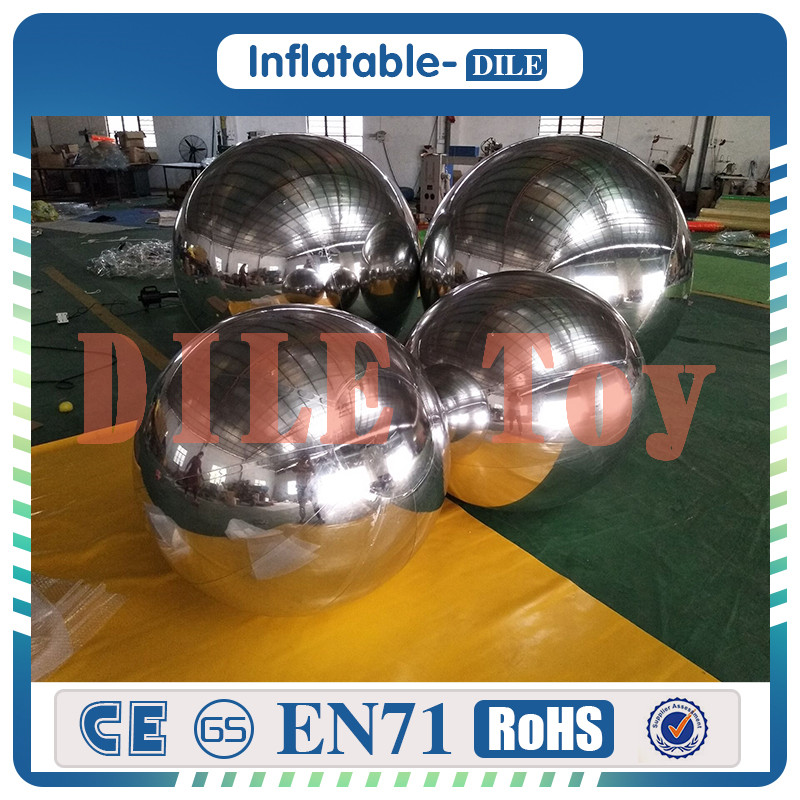 

Free shipping! 1m Party wedding Decoration giant Reflective Inflatable Mirror Balls Balloons,advertising inflatable mirror balls for sale