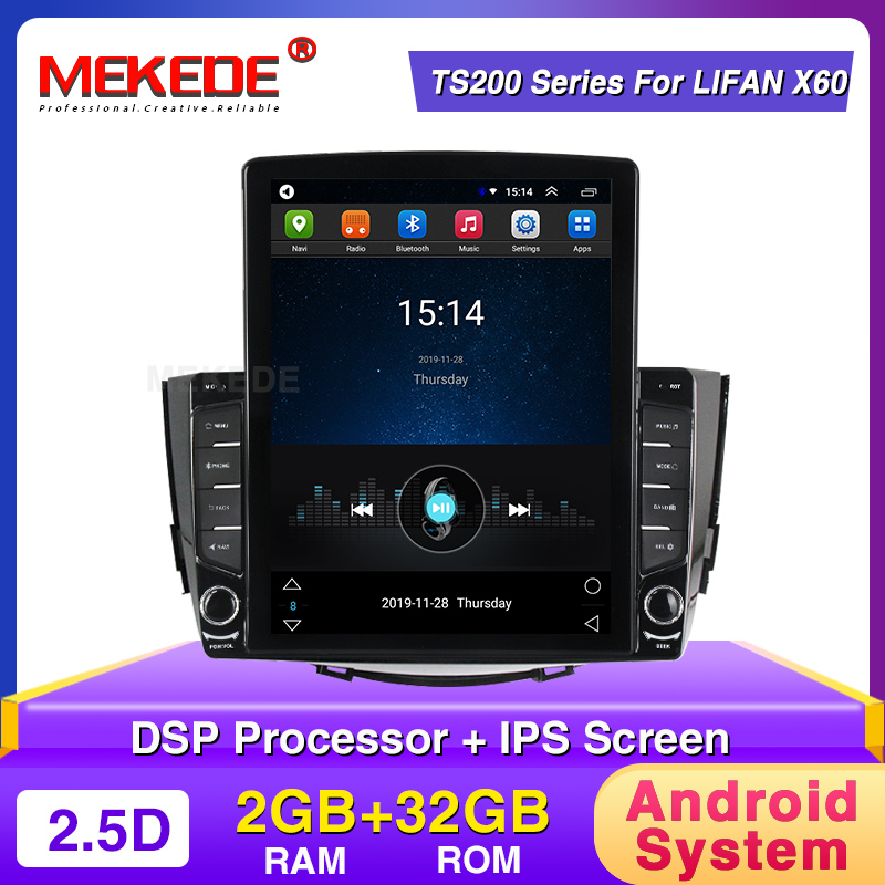 

MEKEDE Android Radio Player for Lifan X60 2012 2013 2014 2015 2016 Car Navigation GPS Multimedia Player BT Stereo FM Video WIFI car dvd