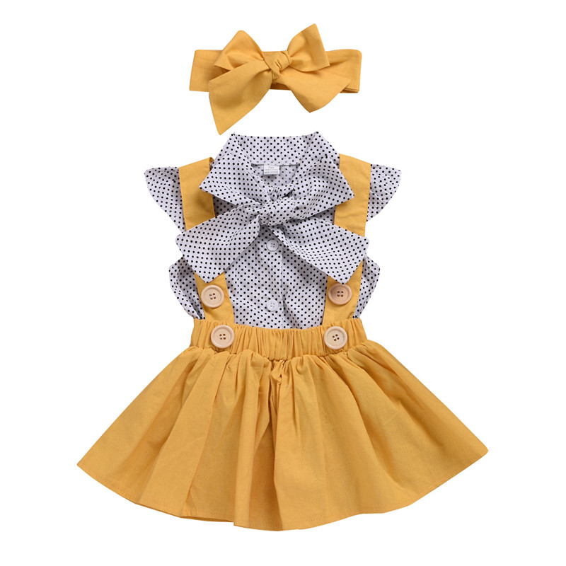 Retro American Flag Thin Blue Line Baby Girls Summer Dress Outfits Ruffle Short T-Shirt Romper Dress,One-Piece Jumpsuit