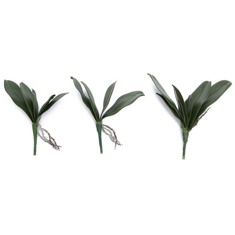 

1Pcs Phalaenopsis Leaf Artificial Plant Leaf Decorative Flowers Auxiliary Material Flower Decoration Orchid Leaves Real Touch, H01