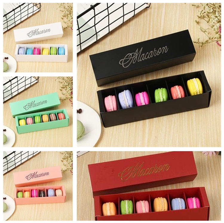 Macaron Boxes Keks Kuchen Makronen Chocolate Box Hochzeit Verpackungs Kasten