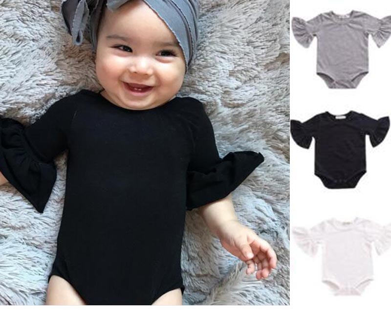 

INS new arrivals baby kids climbing romper Short sleeve summer Round collar romper girl kids romper 0-2T, Mix colors