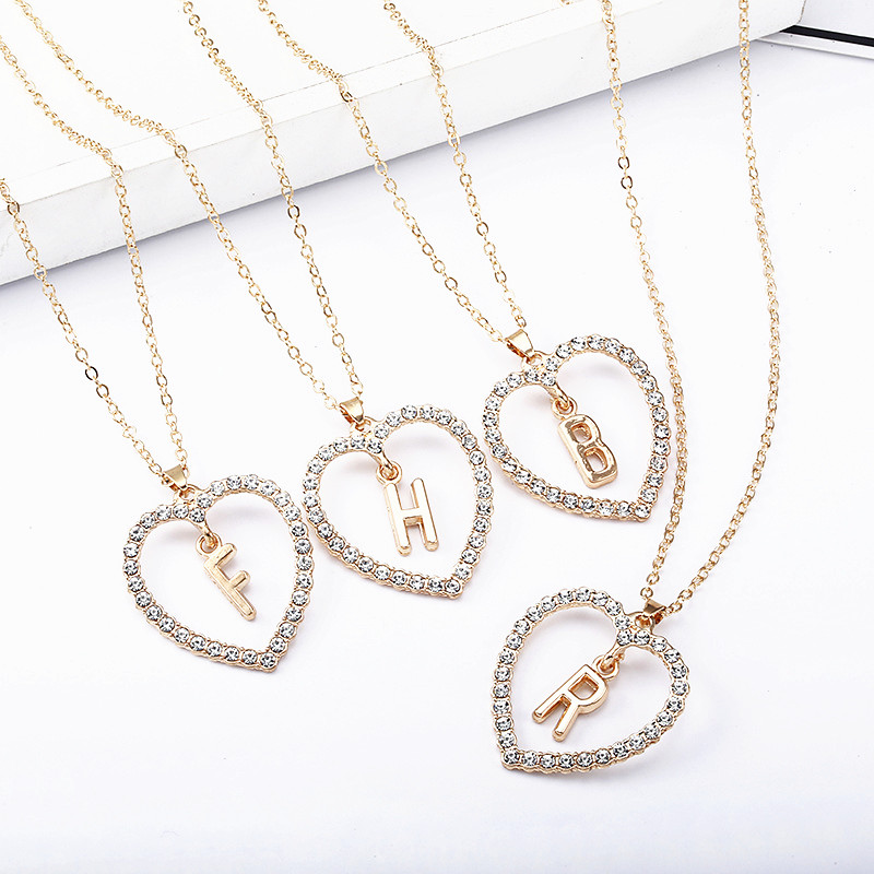 

Bridesmaid gift Initial letter Necklace bride to be bridal shower gift for girlfriend party favor wedding souvenir