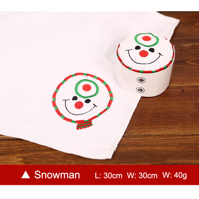 

Celebration Cake Modelling Cotton Towel Santa Snowman Towel Christmas Party Gifts UND Sale, Christmas tree