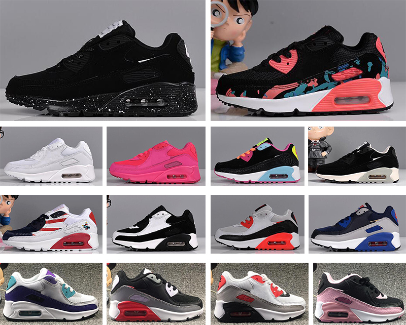 

Kids Sneaker 90 Running Shoes Childrens Black Athletic Shoes 90 Black Pink Baby Infant Sneaker 90 Kids sports shoes girls boys, Need orignal logo