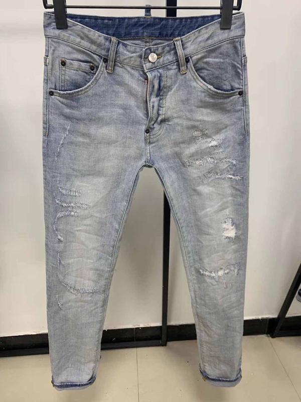 

DSENQI NEW Men Jeans Ripped for Jeans Pants Men Outwear Man Pants 998, As pic