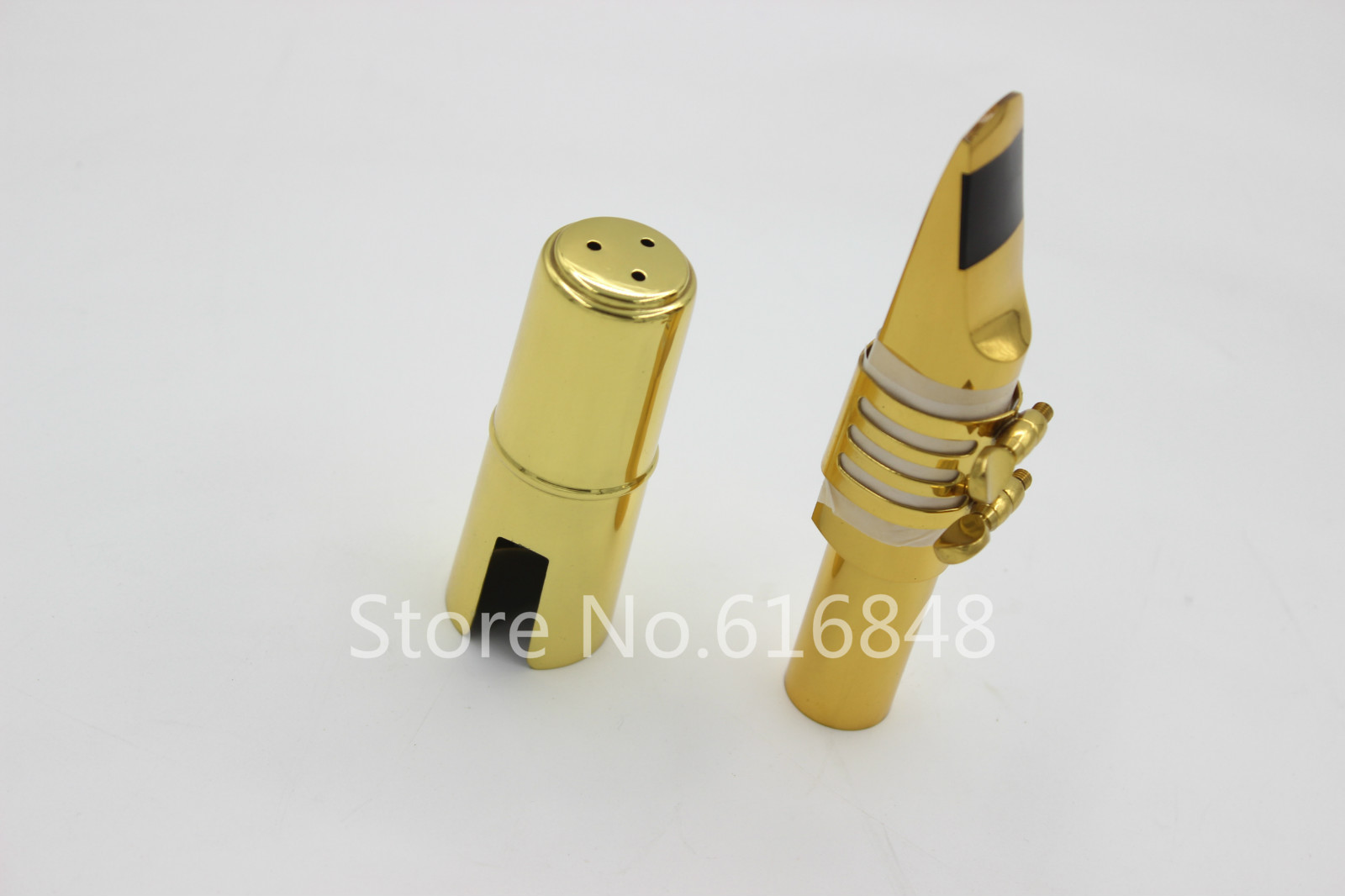 

Dukoff Metal Mouthpiece for Baritone Saxophone Brass Gold Lacquer Musical Instrument Accessories Size 5 6 7 8 9 Free Shipping
