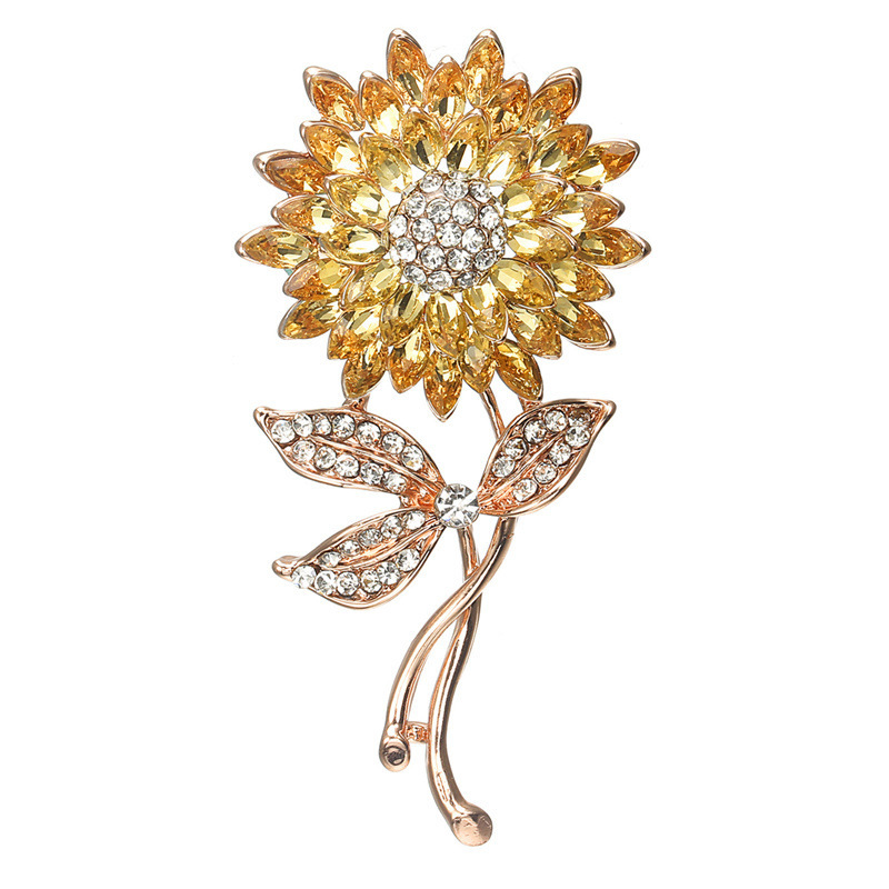 

Sunflower Diamond Brooch High Archives The Sun Flower Brooch