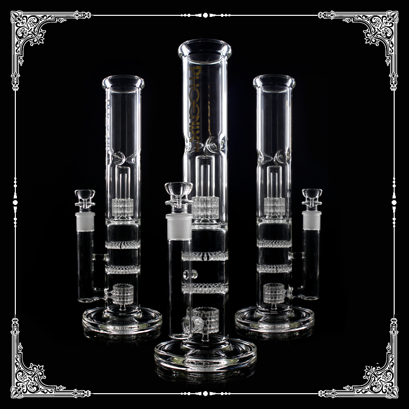 

matrix bong two function glass water pipes with double honeycomb discs and birdcage percolator tire oil rigs bongs pipe heady