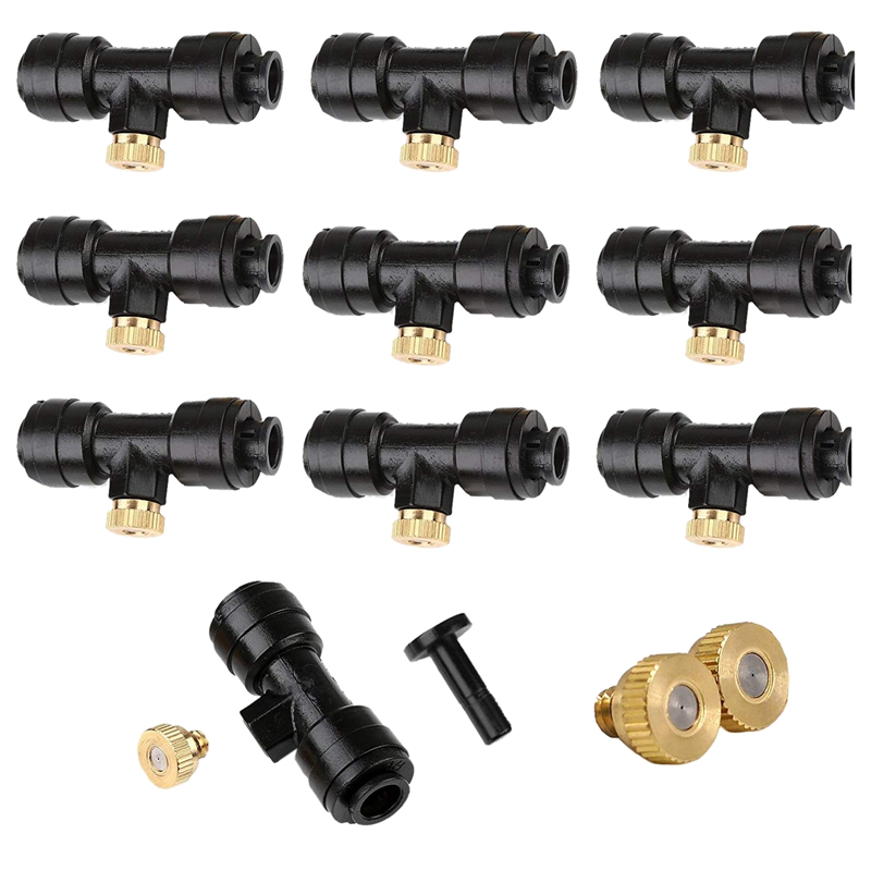 

Promotion! Misting Nozzles Kit Fog Nozzles For Patio Misting System Outdoor Cooling System Garden Water Mister