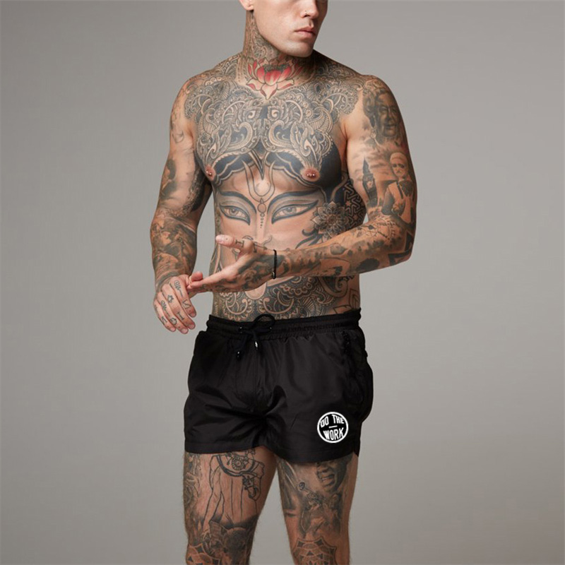 

Running Shorts Men Quick-drying Breathable Bodybuilding Short Pants Gym Basketball Tennis Training Fitness Beach Shorts Man, Blue