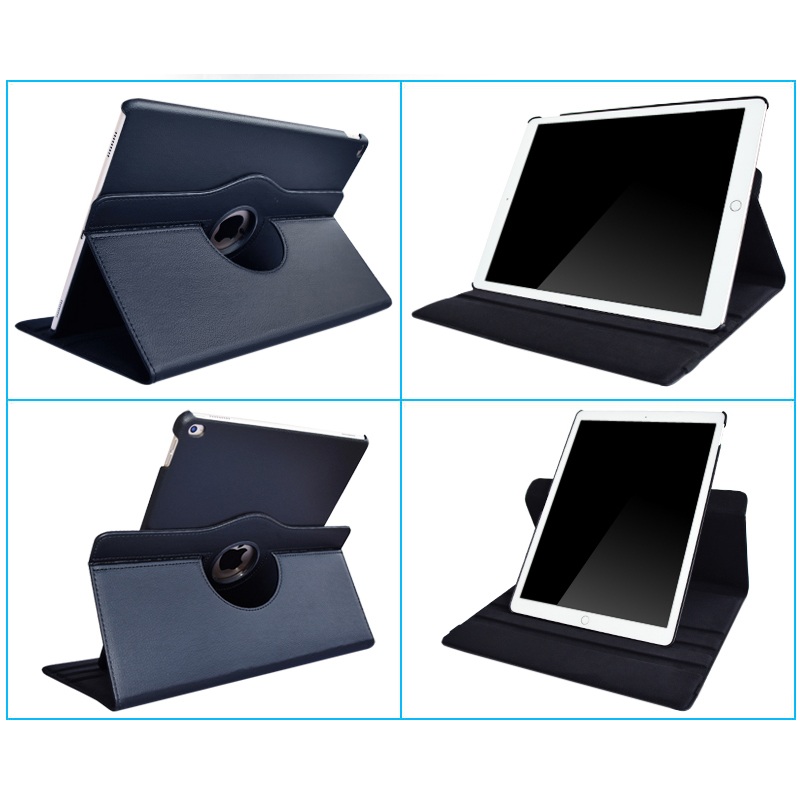 

For Apple iPad Air 1 Tablet Case 360 Rotating Function Solid PU Leather Stand Fashion for IPad 5 Folio Protective Cover Holster