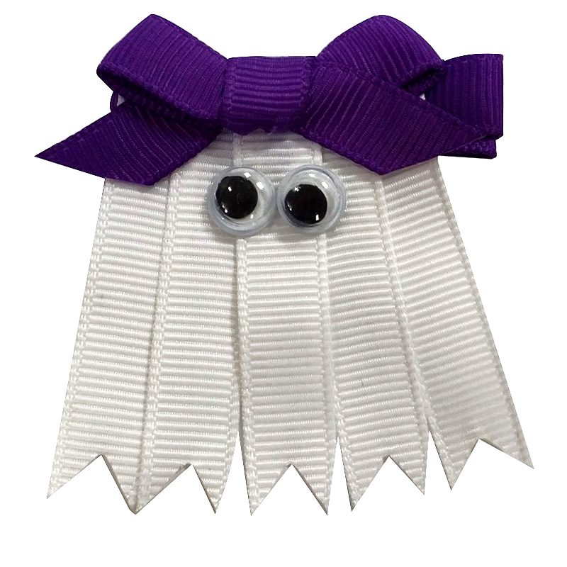 

Halloween Monster Bows, Spooky Hair bow,White ghost hair bows Halloween Headband, Mummy, bow set, Toddler Bows, Black