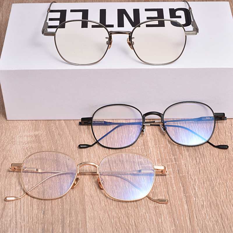 

High quality 2020 Korean brand design GENTLE eyeglasses frame TOM 22 square glasses frame women men Reading Glass with case