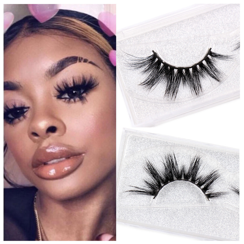 

LEHUAMAO Eyelashes 3D Mink Eyelashes Criss-cross Strands Cruelty Free High Volume Mink Lashes Soft Dramatic Eye lashes E1 Makeup