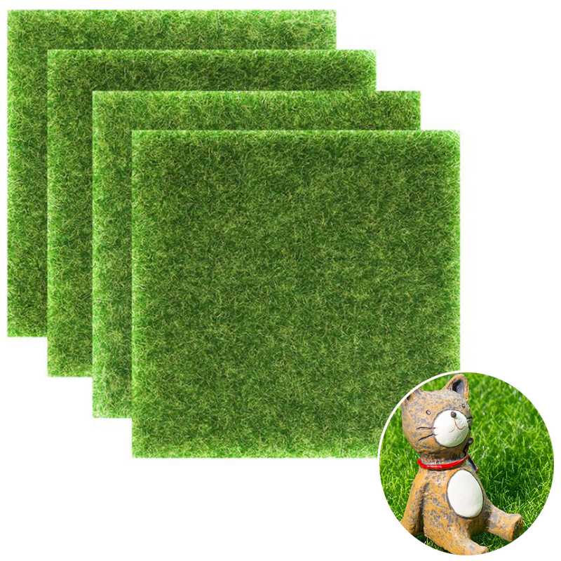 

Artificial Fake Moss Micro Landscape Decoration DIY Mini Fairy Garden Simulation Plants Decorative Lawn Turf Green Grass