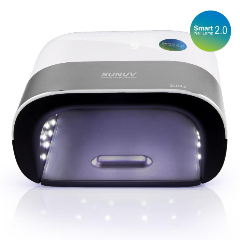 

SUNUV SUN3 48W Nail Dryer UV LED Lamp Nail Art Tools with Smart 2.0 Timer Memory Sensor For Curing Gel Polish, Sun3 us plug