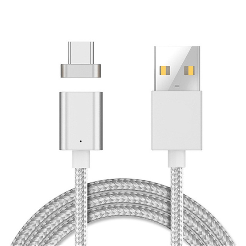 

For Samsung/Huawei/Xiaomi Type-C Devices Magnetic Cable USB Charger, Black
