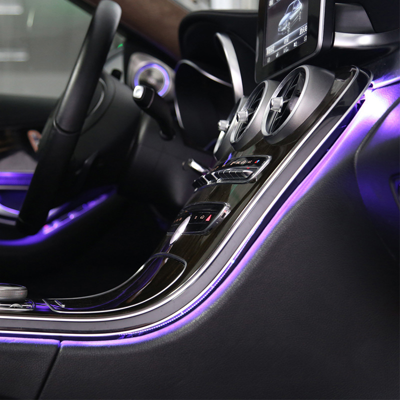 

64 colors LED ambient light For Mercedes Benz C class w205 X253 C200L ambient lamp lights for w205 X253 illuminated car Styling