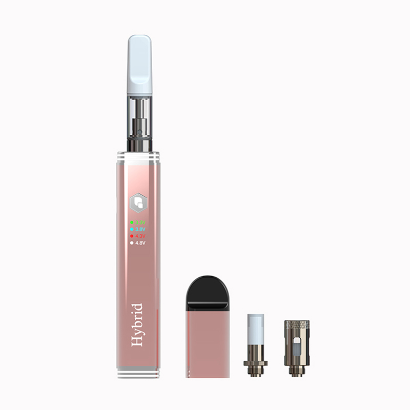 

UnicVape Hybrid Wax Dab Vape Pen Kit 500mAh Battery with Quartz Crystal Atomizer and Ceramic Coil Cartridge 510 Thread Oil Starter Kits, Teal