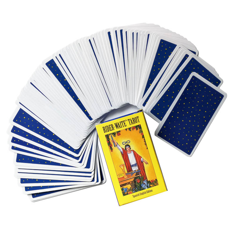 

Full English Radiant Rider Wait Factory Made Tarot with Colorful Box Cards