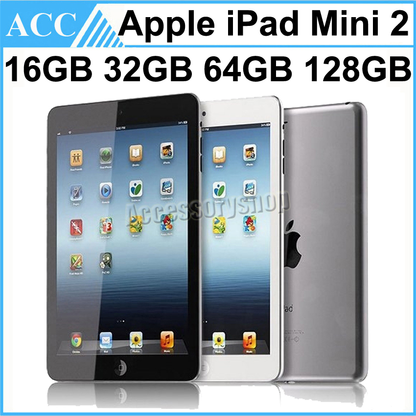 

Refurbished Original Apple iPad Mini 2 WIFI Version 16GB 32GB 64GB 128GB 7.9 inch Retina IOS Dual Core A7 Chipset Tablet PC Free DHL 1pcs