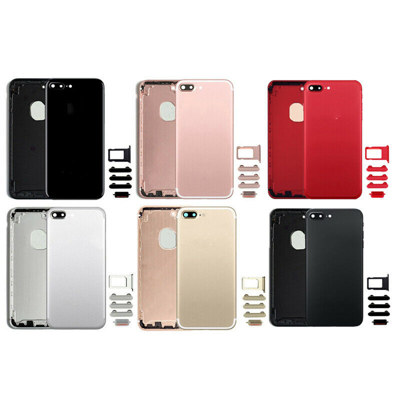 

20 PCS Replacement Back Housing Battery Cover Frame Assembly Mid frame with part For iPhone 7 Plus with LOGO free DHL