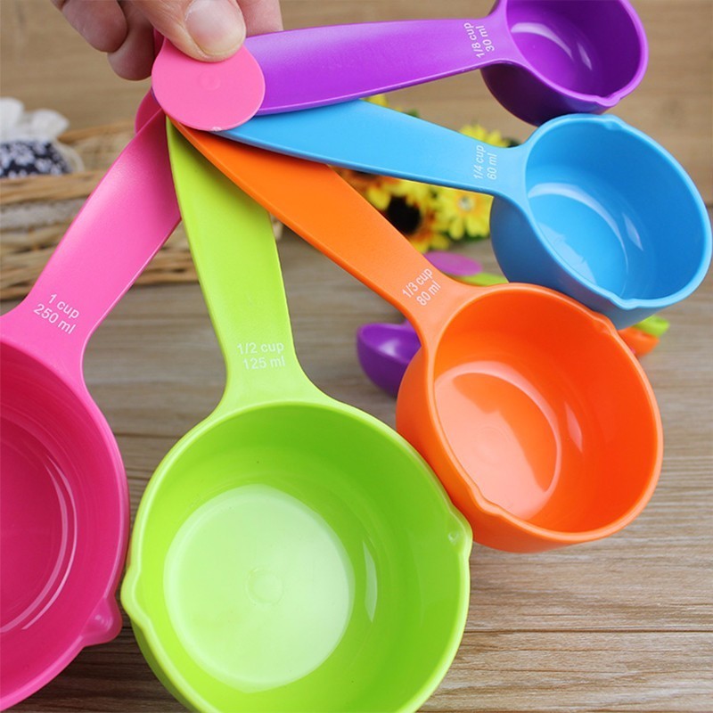 

Measuring Spoon Set Plastic Kitchen Measuring Tools Coffee Scoop Teaspoon Salad Spoon1/8 1/4 1/2 1tsp 1/2 1 Tbs Tablespoon Baking Gadget