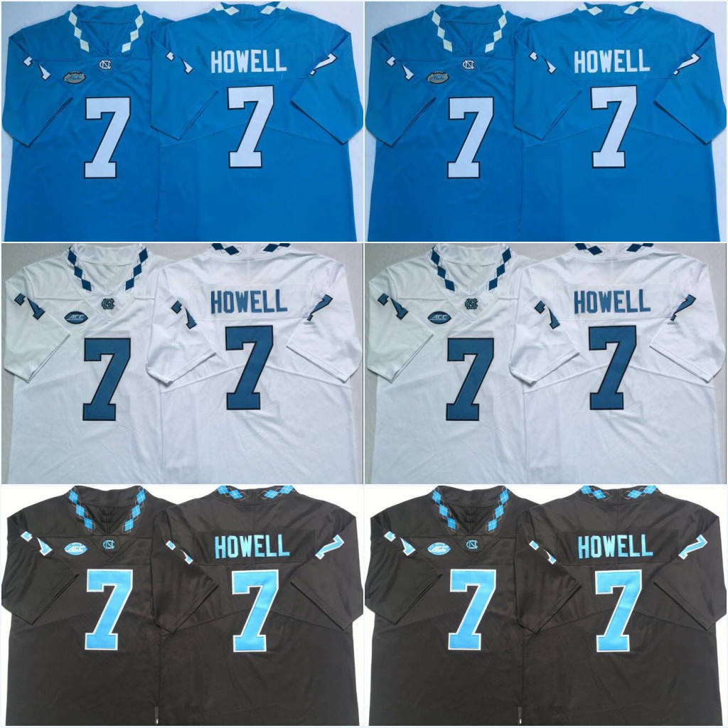 

Custom #7 Sam Howell #2 Dyami Brown #25 Javonte Williams #4 Rontavius Groves #23 Josh Henderson Stitched UNC College Jerseys Free Shipping, White