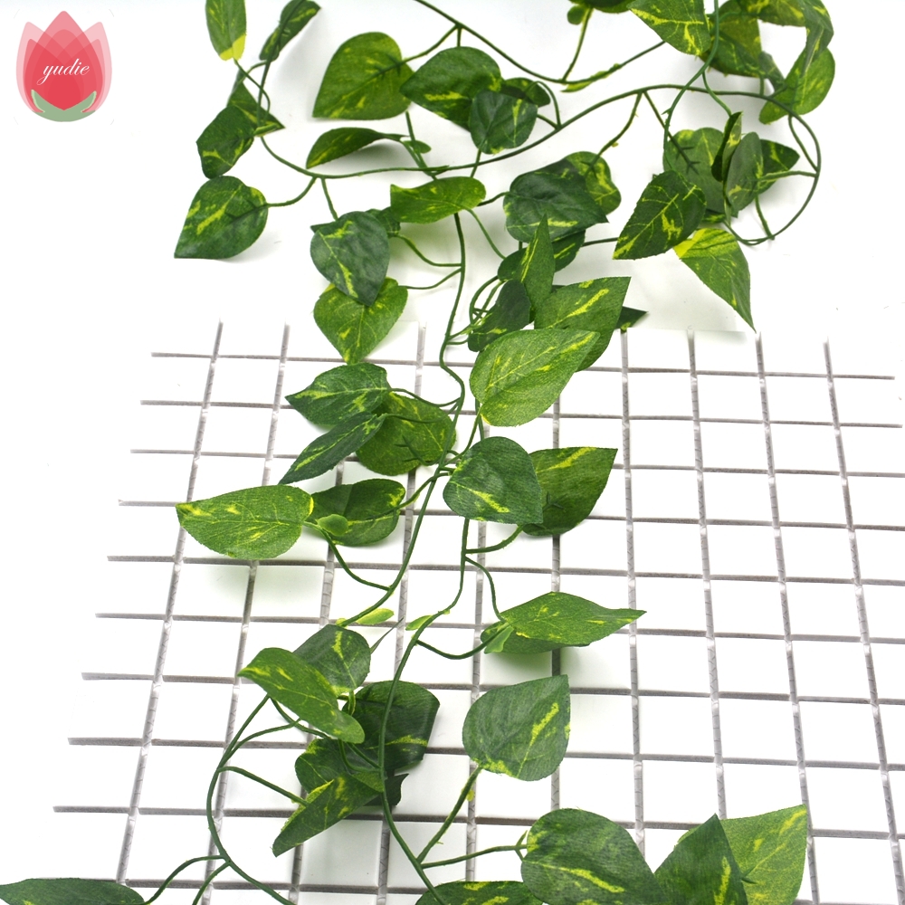 

1.8 M/pcs DIY Leaf Silk Artificial Flower Foliage Vine For Wedding Party Home Room Picture Frame Decoration Rattan Leaves Crafts