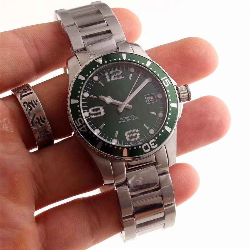 

free shipping hot sale classic man watch luxury Stainless steel luxury watch automatic watch man clock Fashion business New watches lg15, Blue #2