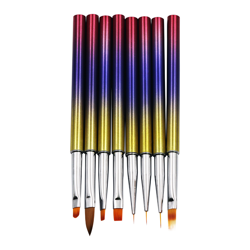 

Esnol Nail Art Brush Set Line Drawing Painting Pen UV Gel Polish Designs Acrylic Perfect Manicure Books On Tools