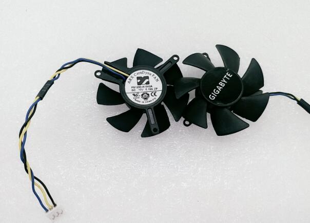 

Original FS1250-S2053A 12V 0.19A 3-wire graphics card fan with 4.5cm diameter