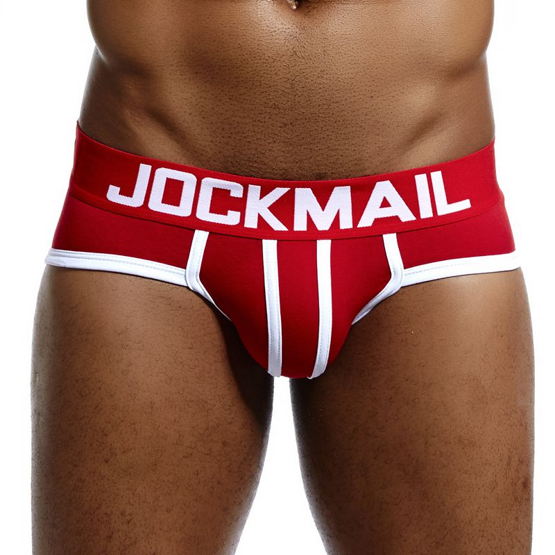 

JOCKMAIL Men Underwear briefs Cotton U convex Sexy men briefs slips cueca masculina Male panties calcinha gay Underwear, Mix colors(pls leave you need color thx
