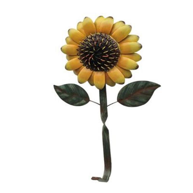 

Sunflower Design Keys Aprons Kitchen Hangers Wall Decor Rustic Metal Wall Hook Accessories Holder Home Decor