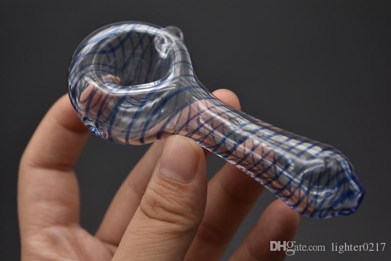 

Smoking Glass Hand Pipes Cheap Pyrex Glass Tobacco Spoon Pipes Mini Small Bowl Pipe Unique Pot Pipes Smoking Pieces