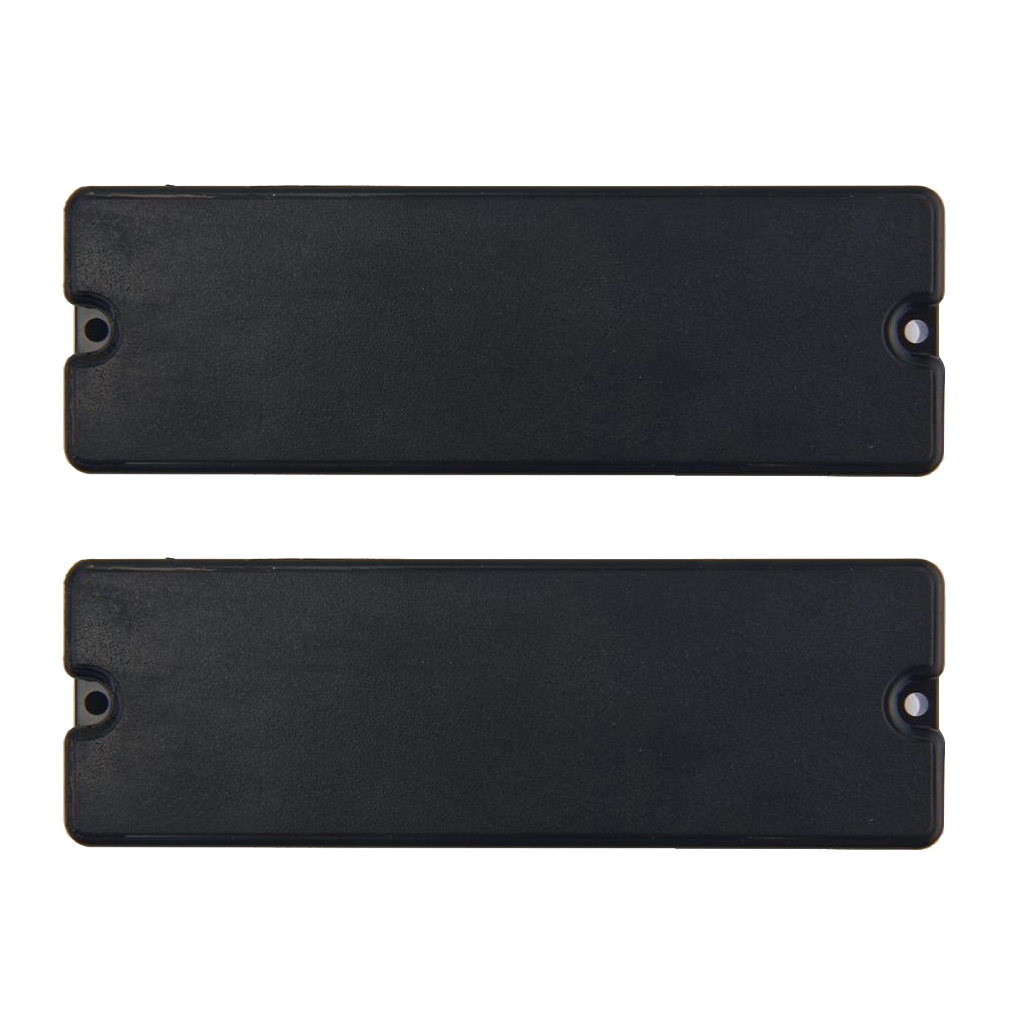 

2pcs 6-String Black Soapbar Pickups Bright Tone 11k For Electric Bass Guitar