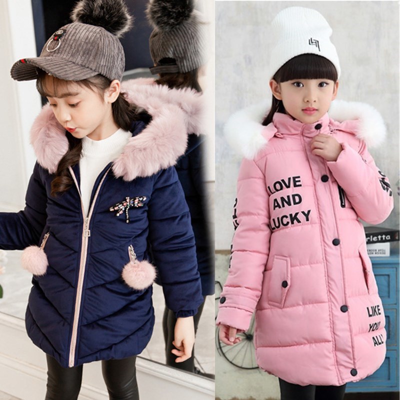 LuckyPigs Childrens Girls Jackets Cotton Warm Kids Vest for Girl Waistcoat Children Outerwear