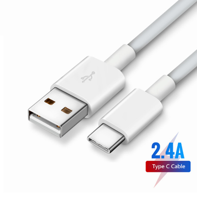 

USB Type C Cable For Samsung Galaxy S9 S8 Plus Fast Charging Data Cable For Oneplus 6t Huawei Mobile Phone Charger Micro Cables, White