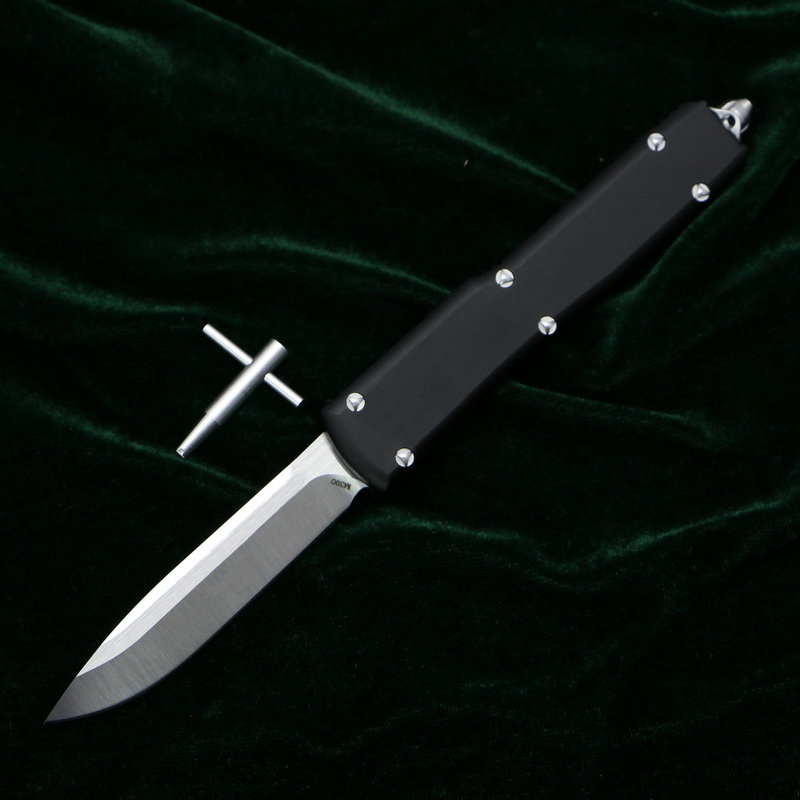 

Automatic MT UTX 85 knife double action tactical micro knives tech carbide class breaker pocket fruit knives aluminum handle auto EDC tools