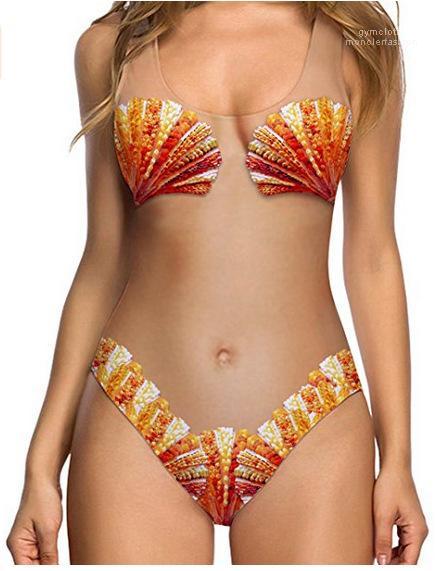 

Suits Women Designer Swim Bikini Bathing Suit Floral Fruit Printed One Piece Bikini