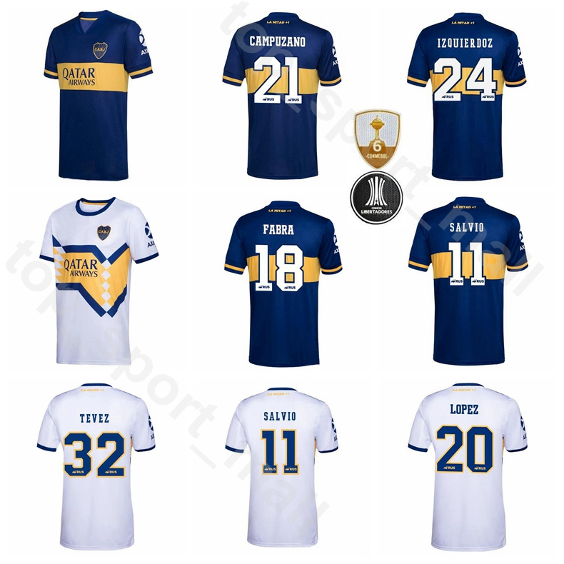 Boca Juniors 2020 2021 Soccer 10 MARADONA Jersey 31 ANDRADA 21 CAMPUZANO 11 SALVIO 24 IZQUIERDOZ 16 DE ROSSI Men Football Shirt Kits