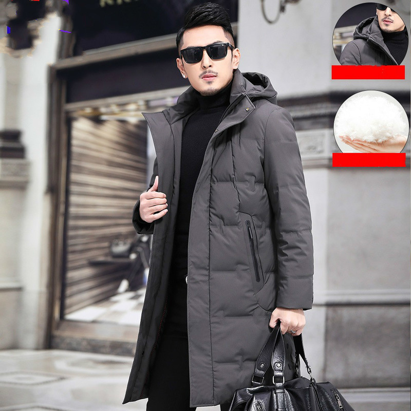 

Men's Down Jacket Long Men's Clothing Winter Jacket Men Plus Size Coat Bodywarmer 2020 7xl Casacos Masculino HD88041 Pph741, Khaki