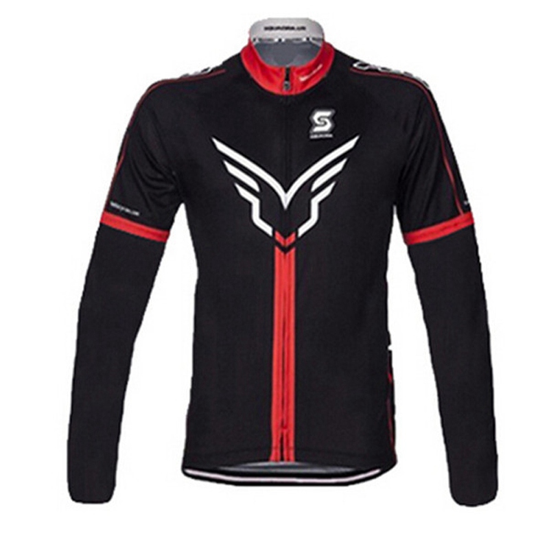 

Felt Team Cycling Long Sleeves Jersey outdoor cycling jersey Spring Autumn long sleeve Racing Bike Clothing Ropa Ciclismo, Black;red