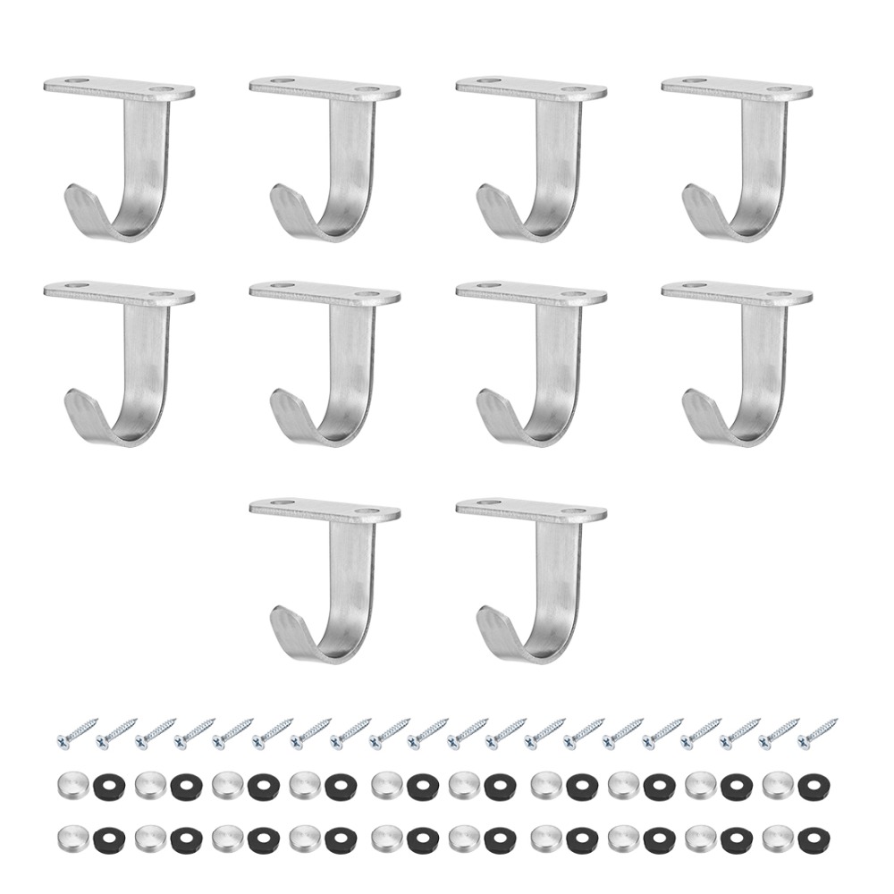 4DBD Kleiderbügel Bad Kleiderbügel Für Rack Wand Einzel Haken Wand Rack